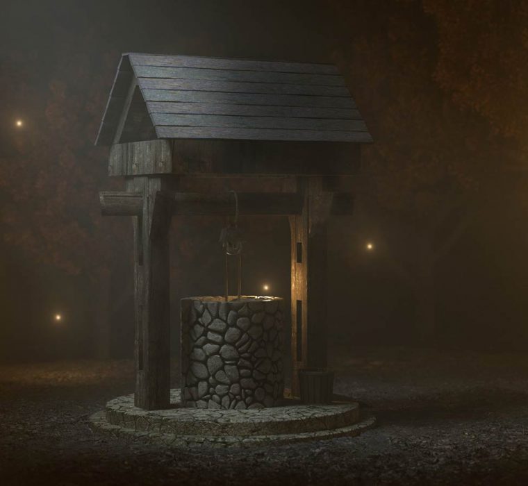 Medieval Well - 3D Render