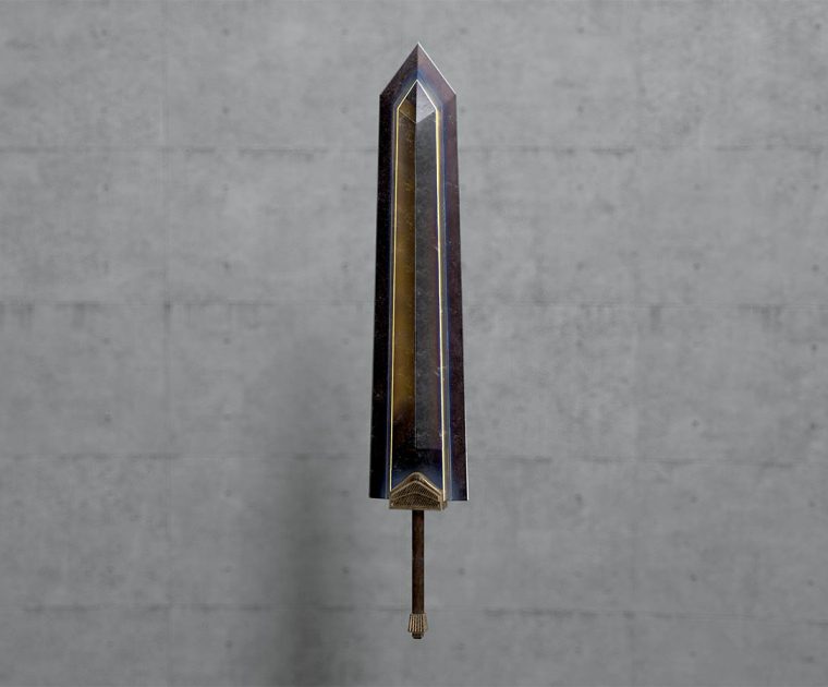 Dragon Slayer Sword - 3D Render