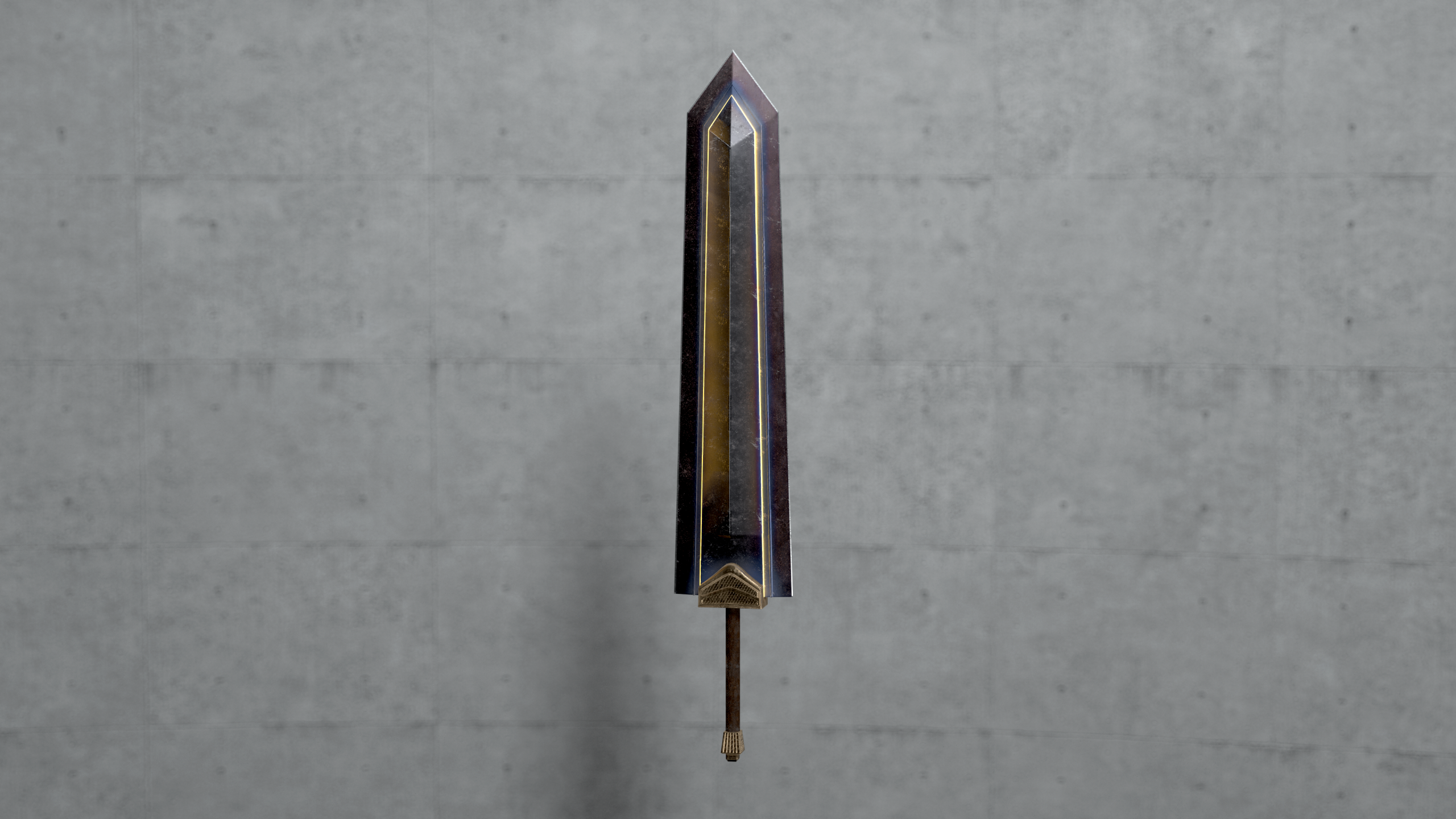 Dragon Slayer Sword - 3D Render