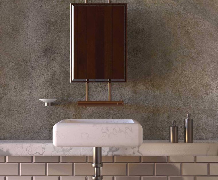 Interior Bathroom 3D Render