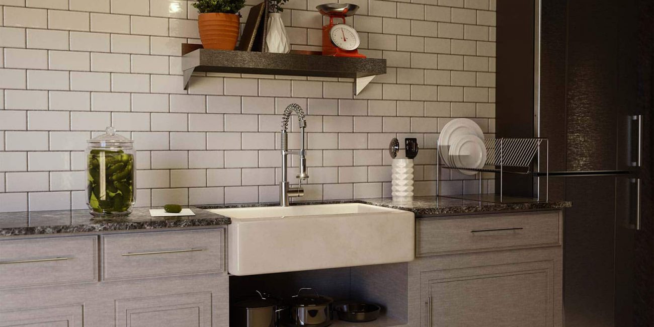 Interior Kitchen 3D Render