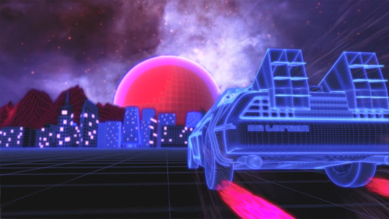 Neon City - Vaporwave Animation