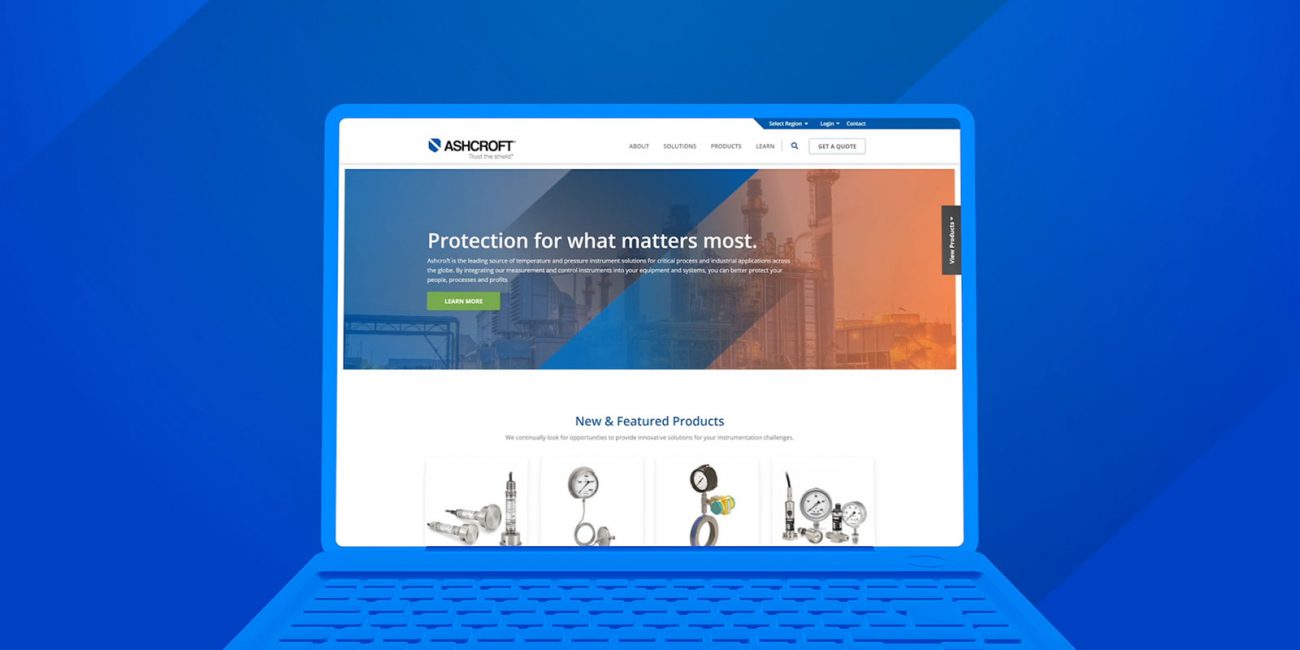Ashcroft Website - Homepage