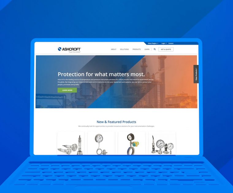 Ashcroft Website - Homepage