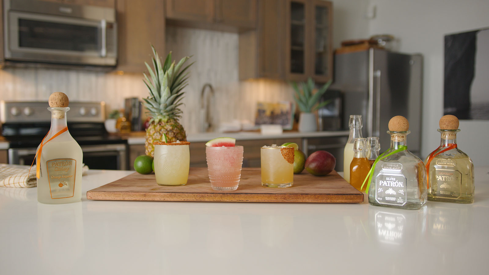 Cocktails at Home Fruit Margaritas